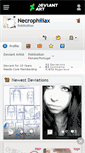 Mobile Screenshot of necrophiliax.deviantart.com