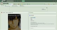 Desktop Screenshot of katanasedge.deviantart.com