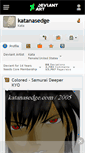 Mobile Screenshot of katanasedge.deviantart.com