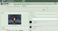 Desktop Screenshot of carbonflight.deviantart.com