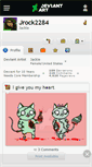 Mobile Screenshot of jrock2284.deviantart.com