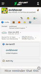 Mobile Screenshot of owlshower.deviantart.com