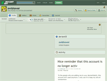 Tablet Screenshot of owlshower.deviantart.com