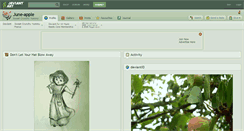 Desktop Screenshot of june-apple.deviantart.com