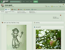 Tablet Screenshot of june-apple.deviantart.com