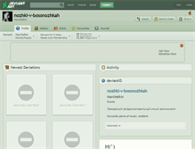 Tablet Screenshot of nozhki-v-bosonozhkah.deviantart.com