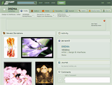 Tablet Screenshot of disenia.deviantart.com