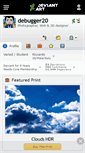Mobile Screenshot of debugger20.deviantart.com