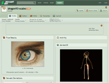 Tablet Screenshot of dragon93-scales.deviantart.com