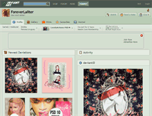 Tablet Screenshot of foreverlaliter.deviantart.com