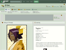 Tablet Screenshot of jir-kun.deviantart.com