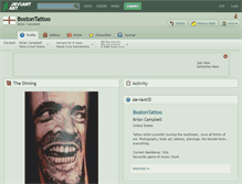 Tablet Screenshot of bostontattoo.deviantart.com