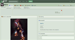Desktop Screenshot of latv1a.deviantart.com