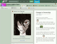 Tablet Screenshot of anime-addicts-club.deviantart.com