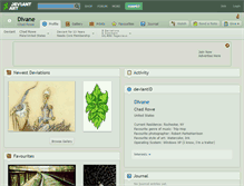 Tablet Screenshot of divane.deviantart.com