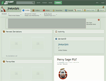 Tablet Screenshot of jiraiya2plz.deviantart.com