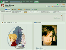 Tablet Screenshot of bitter-cherry.deviantart.com