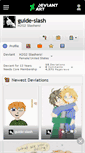 Mobile Screenshot of guide-slash.deviantart.com