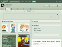 Tablet Screenshot of guide-slash.deviantart.com