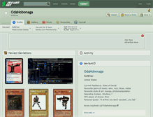 Tablet Screenshot of odanobonaga.deviantart.com