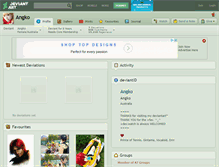 Tablet Screenshot of angko.deviantart.com