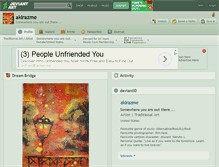 Tablet Screenshot of akirazme.deviantart.com