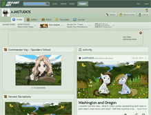 Tablet Screenshot of ajmstudios.deviantart.com