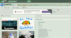 Desktop Screenshot of flamingfishes.deviantart.com