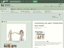 Tablet Screenshot of genesisi.deviantart.com
