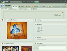 Tablet Screenshot of battie42.deviantart.com