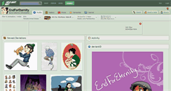 Desktop Screenshot of endforeternity.deviantart.com