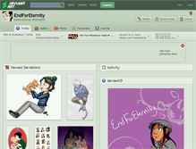 Tablet Screenshot of endforeternity.deviantart.com