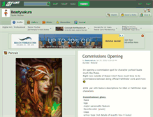 Tablet Screenshot of beastysakura.deviantart.com