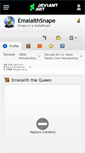 Mobile Screenshot of emalaithsnape.deviantart.com