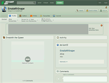 Tablet Screenshot of emalaithsnape.deviantart.com