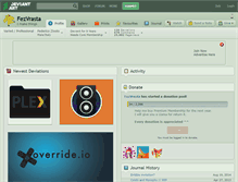 Tablet Screenshot of fezvrasta.deviantart.com