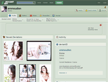 Tablet Screenshot of emmoudion.deviantart.com