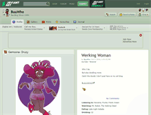 Tablet Screenshot of buuwho.deviantart.com