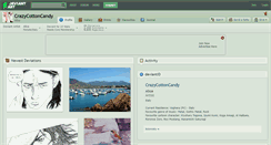 Desktop Screenshot of crazycottoncandy.deviantart.com