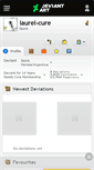 Mobile Screenshot of laurel-cure.deviantart.com