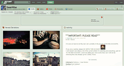 Desktop Screenshot of dead-r0se.deviantart.com