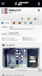 Mobile Screenshot of hilary310.deviantart.com