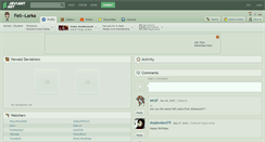 Desktop Screenshot of fell--larka.deviantart.com