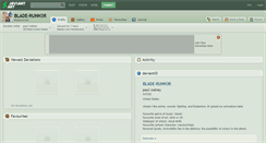 Desktop Screenshot of blade-runn3r.deviantart.com