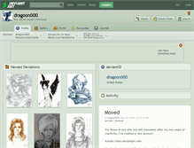 Tablet Screenshot of dragoon000.deviantart.com