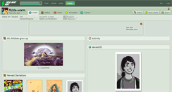 Desktop Screenshot of fickle-worm.deviantart.com