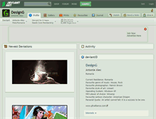 Tablet Screenshot of designg.deviantart.com