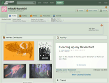 Tablet Screenshot of mitsuki-kunoichi.deviantart.com