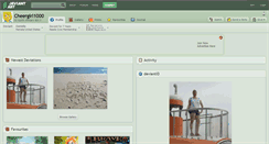 Desktop Screenshot of cheergirl1000.deviantart.com