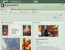 Tablet Screenshot of inkstainedhands518.deviantart.com